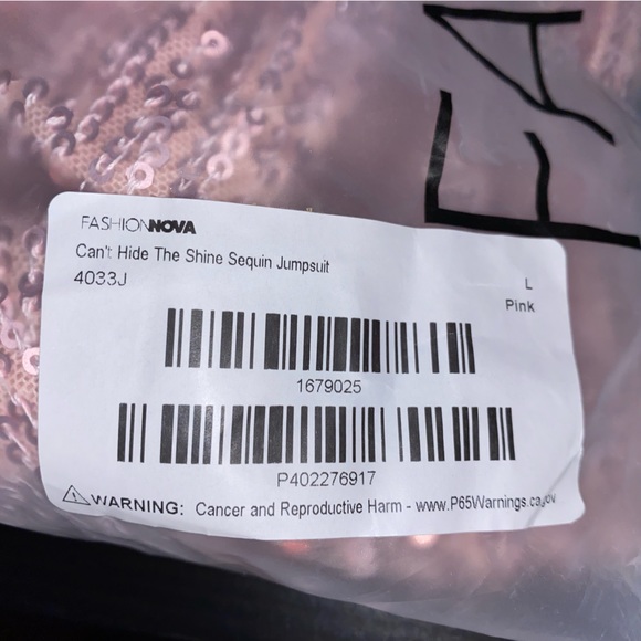 Can't hide the shine- sequin jumpsuit - Picture 4 of 4